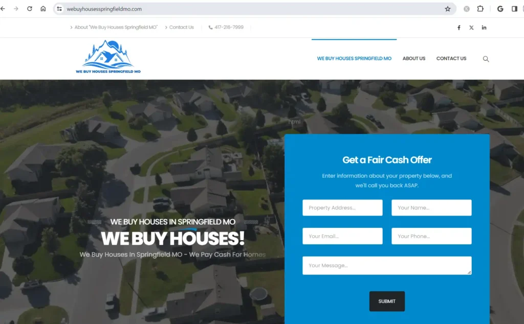 real estate investor websites. Custom real estate investor website design